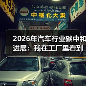 2026年汽车行业碳中和进展：我在工厂里看到的真相与5个关键拐点