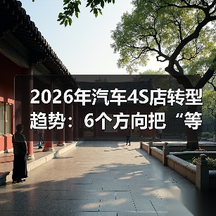 2026年汽车4S店如何打破传统？转型五大趋势揭秘-金坦汽车资讯