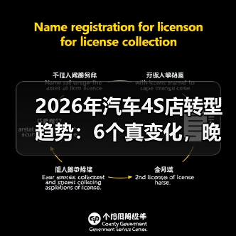 2026年汽车4S店怎么变了?5大转型趋势揭秘-金坦汽车资讯 2026年汽车4S店怎么变了?5大转型趋势揭秘-金坦汽车资讯