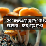2026豪华品牌降价潮抄底攻略:这5点教你避坑省更多 2026豪华品牌降价潮抄底攻略:这5点教你避坑省更多