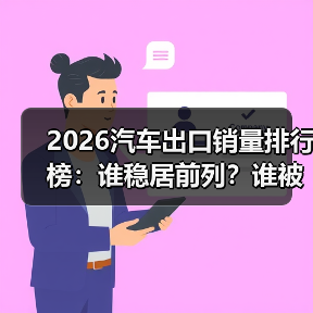 2026年汽车出口销量排行榜怎么看不被数据骗?-金坦汽车资讯 2026年汽车出口销量排行榜怎么看不被数据骗?-金坦汽车资讯