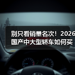 国产中大型轿车销量排行真的靠谱?如何避开选购雷区?-金坦汽车资讯 国产中大型轿车销量排行真的靠谱?如何避开选购雷区?-金坦汽车资讯
