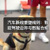 汽车新规重塑规则：智能驾驶边界与数据合规，决定你的车更贵还是更安全？