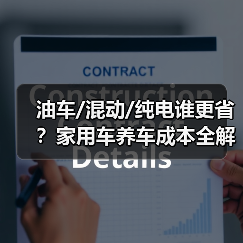 油车/混动/纯电谁更省?家用车养车成本全解析 油车/混动/纯电谁更省?家用车养车成本全解析