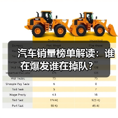 汽车销量榜单解读:谁在爆发谁在掉队? 汽车销量榜单解读:谁在爆发谁在掉队?