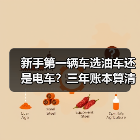 新手第一辆车选油车还是电车?三年账本算清楚别被试驾带节奏 新手第一辆车选油车还是电车?三年账本算清楚别被试驾带节奏