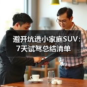 避开坑选小家庭SUV:7天试驾总结清单 避开坑选小家庭SUV:7天试驾总结清单