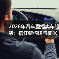 2026年汽车直播卖车趋势:证据型成交如何逆转转化率-金坦汽车资讯 2026年汽车直播卖车趋势:证据型成交如何逆转转化率-金坦汽车资讯