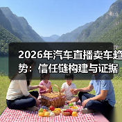 2026年汽车直播卖车趋势:证据型成交如何逆转转化率-金坦汽车资讯 2026年汽车直播卖车趋势:证据型成交如何逆转转化率-金坦汽车资讯