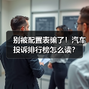 别被配置表骗了!汽车投诉排行榜怎么读? 别被配置表骗了!汽车投诉排行榜怎么读?