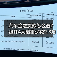 汽车金融贷款方案别只看月供!这些隐性成本你可能承担了2.31万-金坦汽车资讯 汽车金融贷款方案别只看月供!这些隐性成本你可能承担了2.31万-金坦汽车资讯