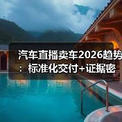 2026汽车直播卖车趋势：从带货到带决策的信任交付-金坦汽车资讯