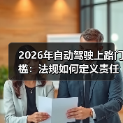 2026年自动驾驶上路门槛:法规如何定义责任与合规路径? 2026年自动驾驶上路门槛:法规如何定义责任与合规路径?
