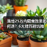 落地25万内隔音效果如何选?6大技巧避坑推荐 落地25万内隔音效果如何选?6大技巧避坑推荐