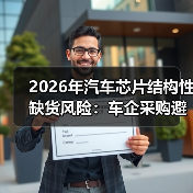 2026年汽车芯片结构性缺货风险:车企采购避坑指南 2026年汽车芯片结构性缺货风险:车企采购避坑指南