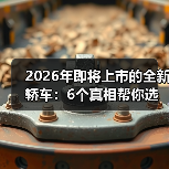 2026年即将上市的全新轿车：6个真相帮你选对不踩雷