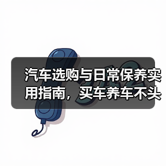 汽车选购与日常保养实用指南，买车养车不头疼