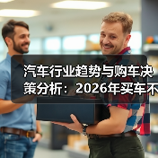 汽车行业趋势与购车决策分析：2026年买车不再纠结
