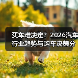 买车难决定？2026汽车行业趋势与购车决策分析