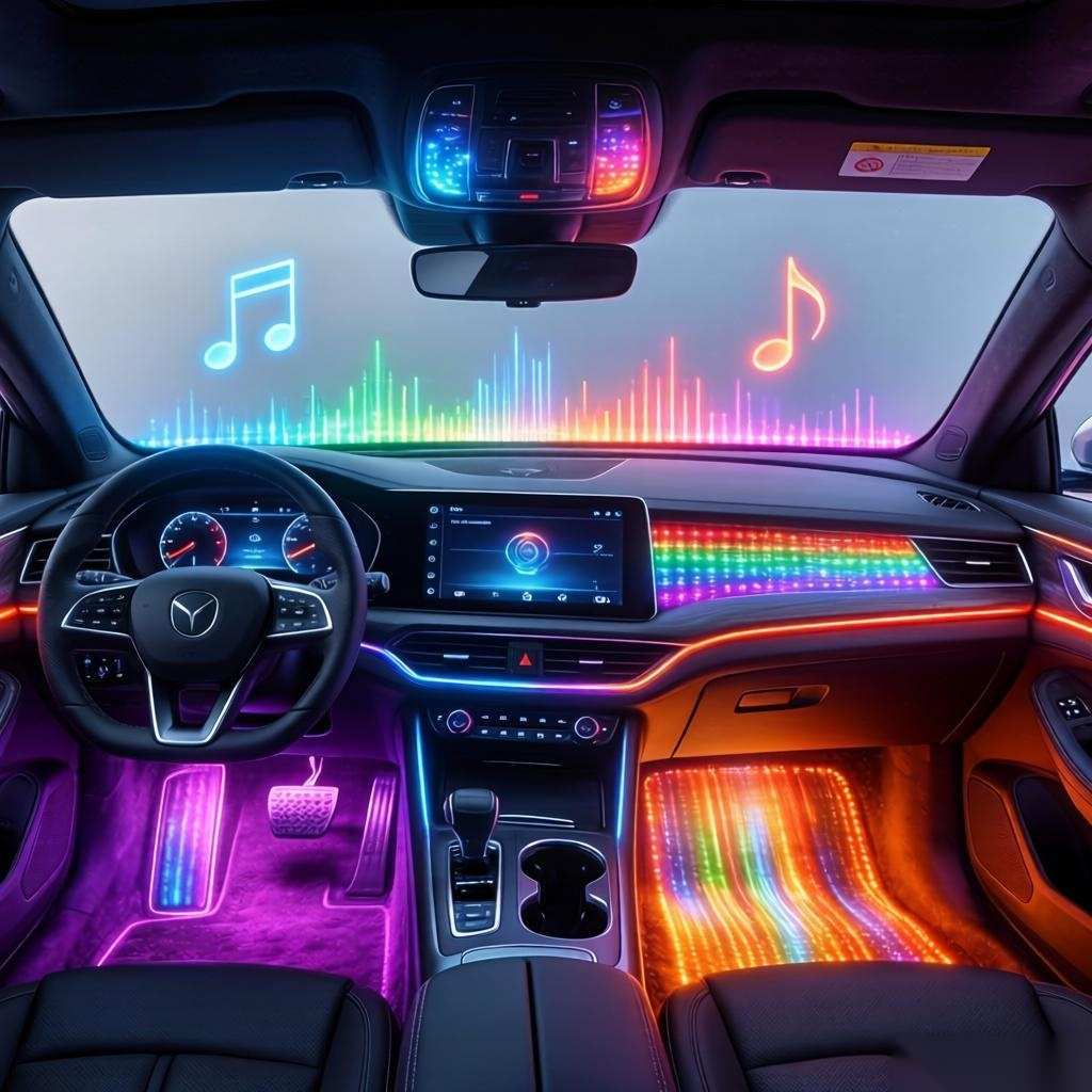 2026汽车氛围灯效果解析：高级感来自3个细节-金坦汽车资讯