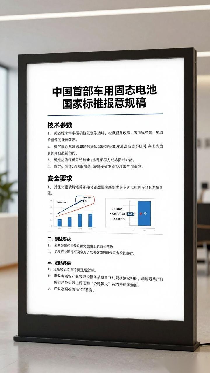 中国首部车用固态电池国标征求意见 规范产业技术边界-金坦汽车资讯