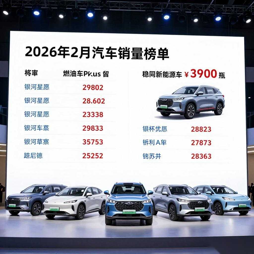 2026年2月燃油车型/新能源车型销量榜：奇瑞瑞虎7/7Plus登顶燃油车，小米YU7跻身新能源前三丨盖世汽车研究院