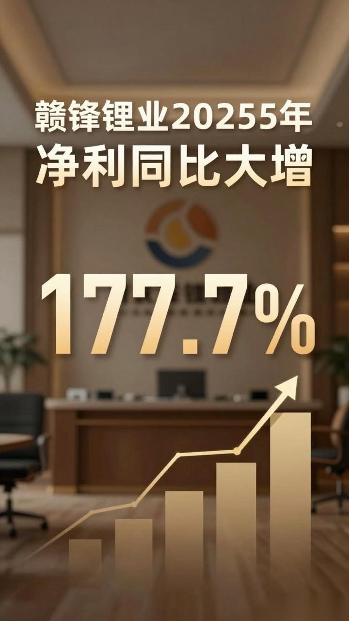 赣锋锂业2025年净利同比大增177.77%