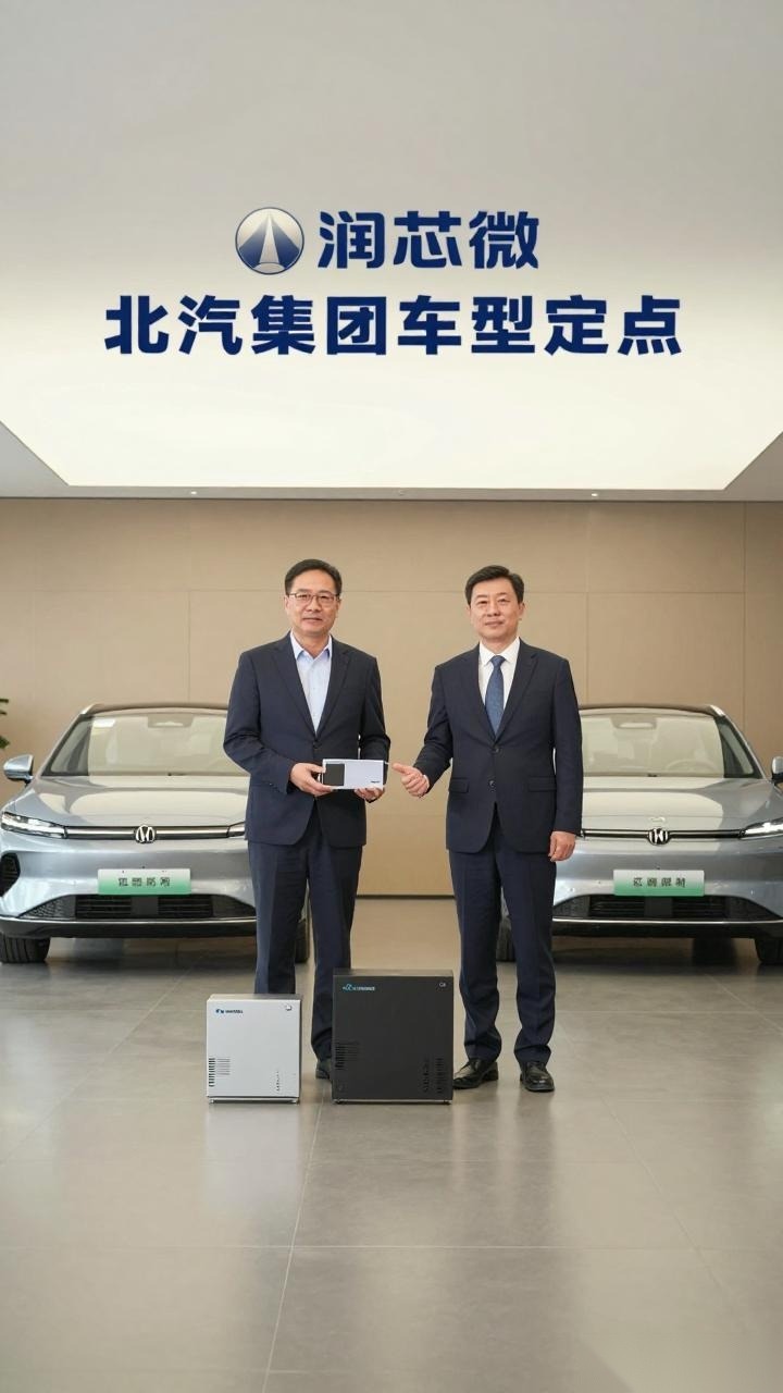 润芯微获北汽集团多个车型定点 润芯微获北汽集团多个车型定点