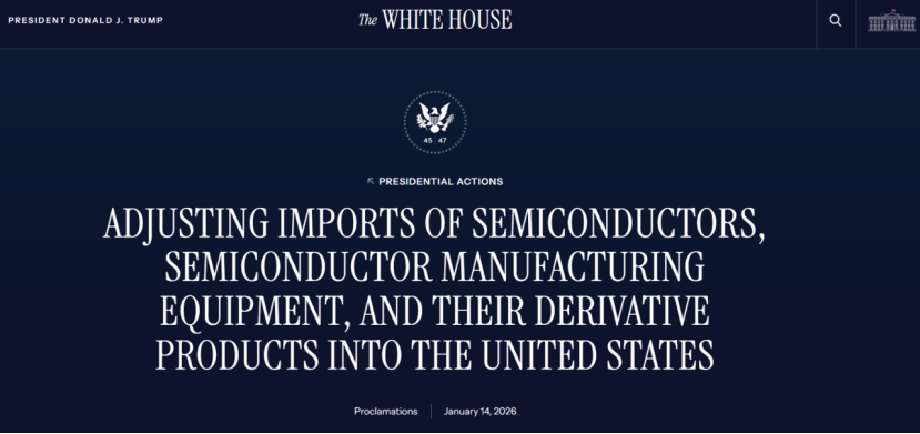 美国对部分进口AI芯片加征关税，旨在推动本土半导体制造-金坦汽车资讯