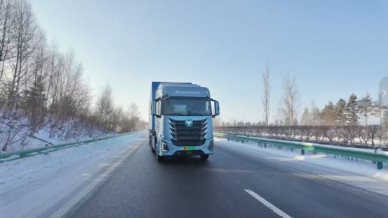 欧曼银河纯电重卡极寒测试 破解续航难题-金坦汽车资讯