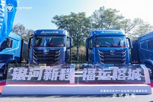 签约108台!欧曼银河新能源重卡赋能福州运输双效提升 签约108台!欧曼银河新能源重卡赋能福州运输双效提升
