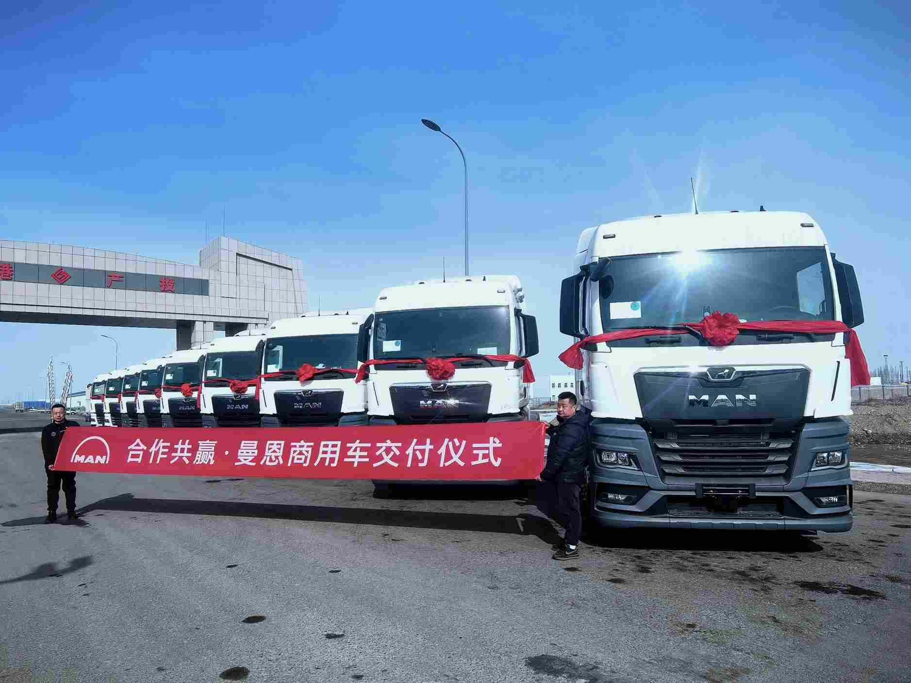 助力跨境运输 10台曼恩TGX交付鼎盛易嘉