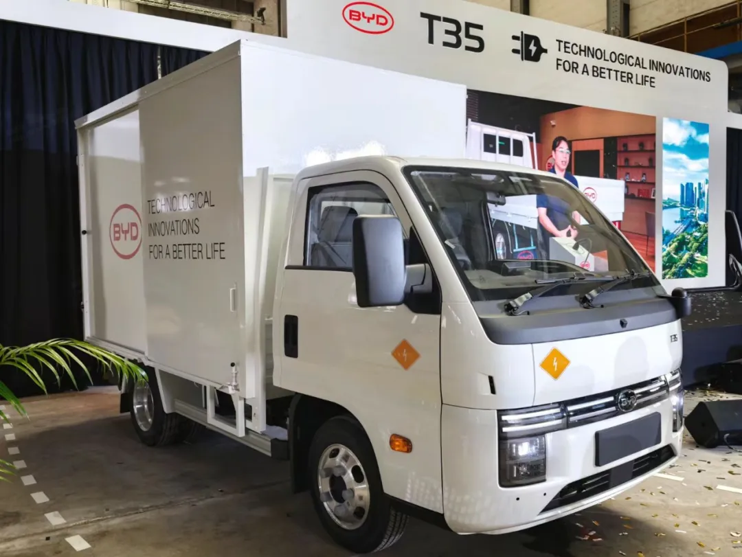 比亚迪纯电动小卡T35新加坡上市，完善当地商用车矩阵-金坦汽车资讯