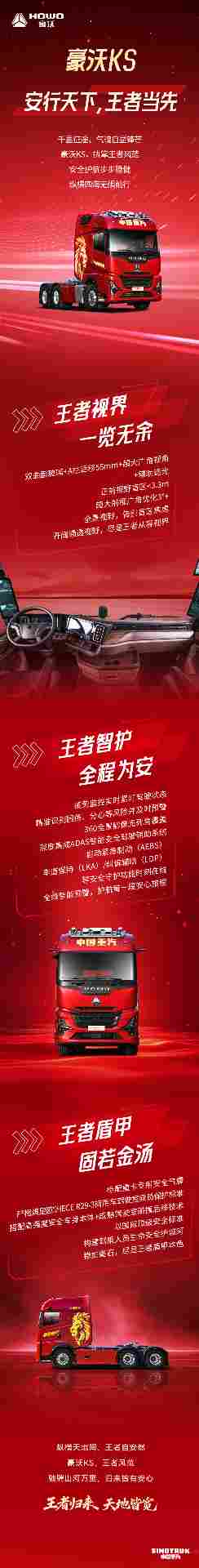 安全护航步步稳健 重汽豪沃KS无惧前行