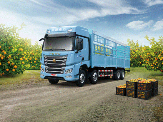 从容抢鲜 宽舱领航 豪沃TS 8×4载货车为绿通运输而生
